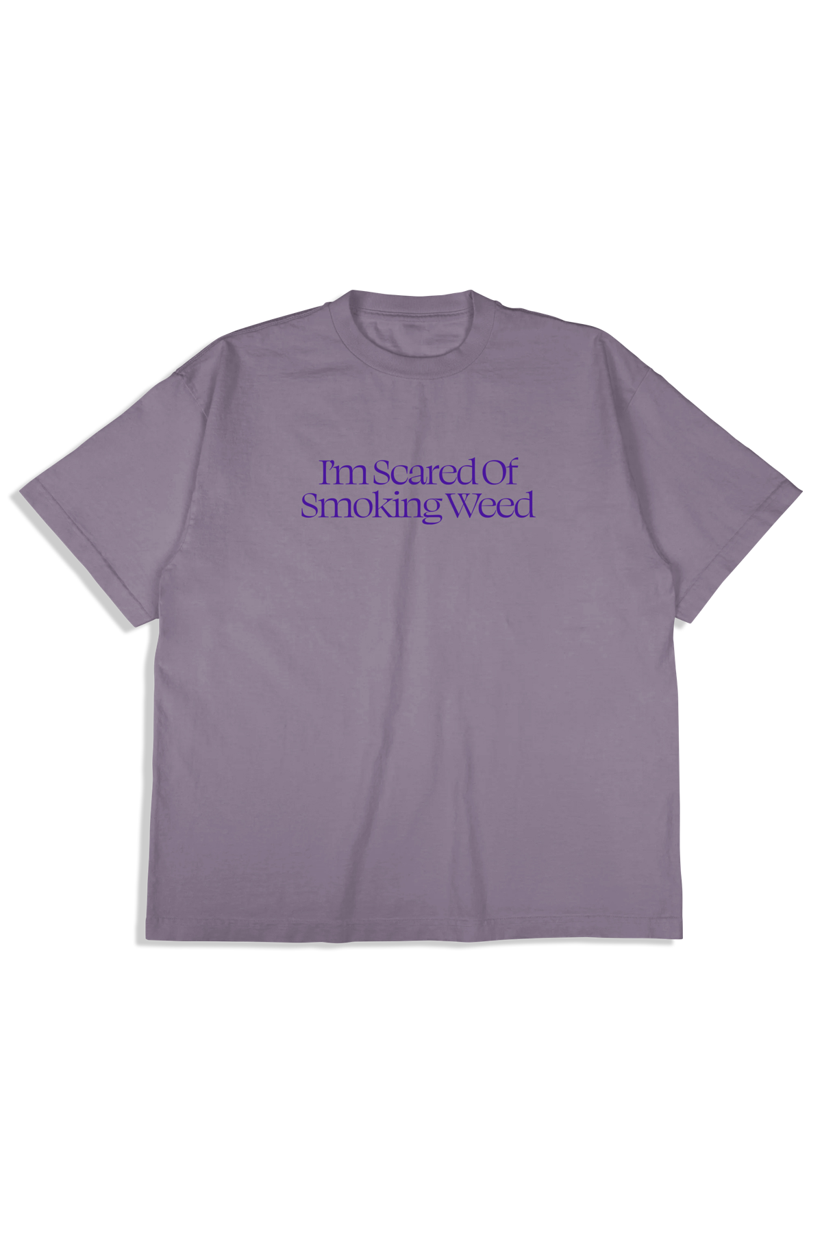 Scared Weed T-Shirt Grape