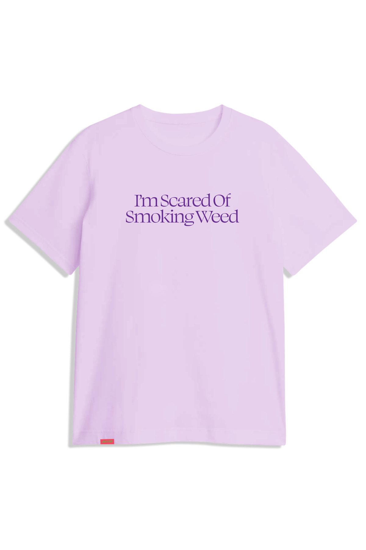 Scared Weed Shirt Lavender