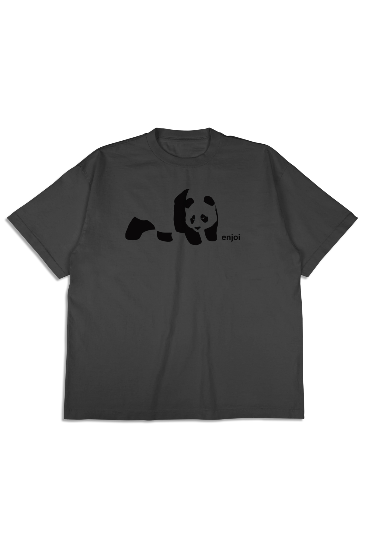 Whitey Panda Premium S/S Tee - Anthrocite