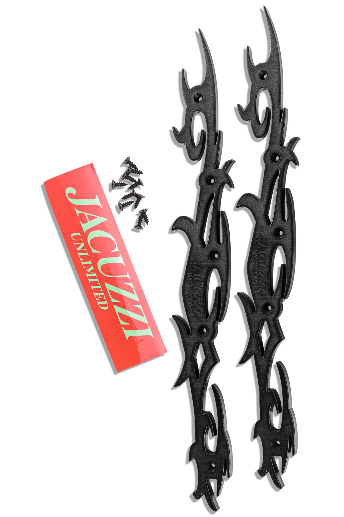 Jacuzzi Tribal Rails Black skate accessory – front graphic