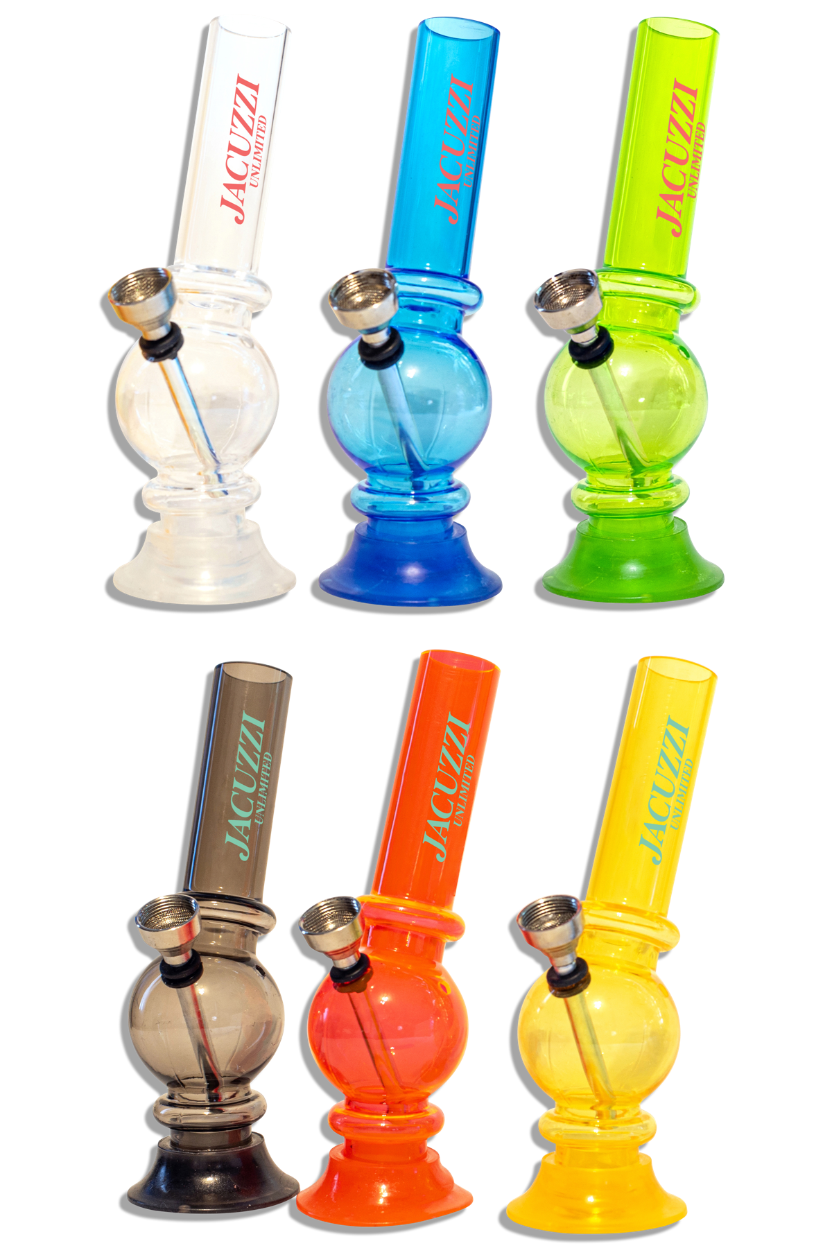 Mini Water Pipes 6 Pack