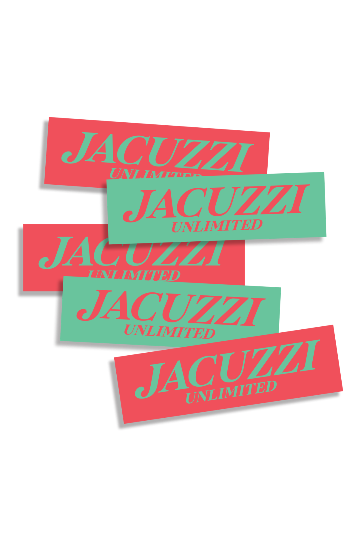 Jacuzzi Logo Sticker 5 Pack