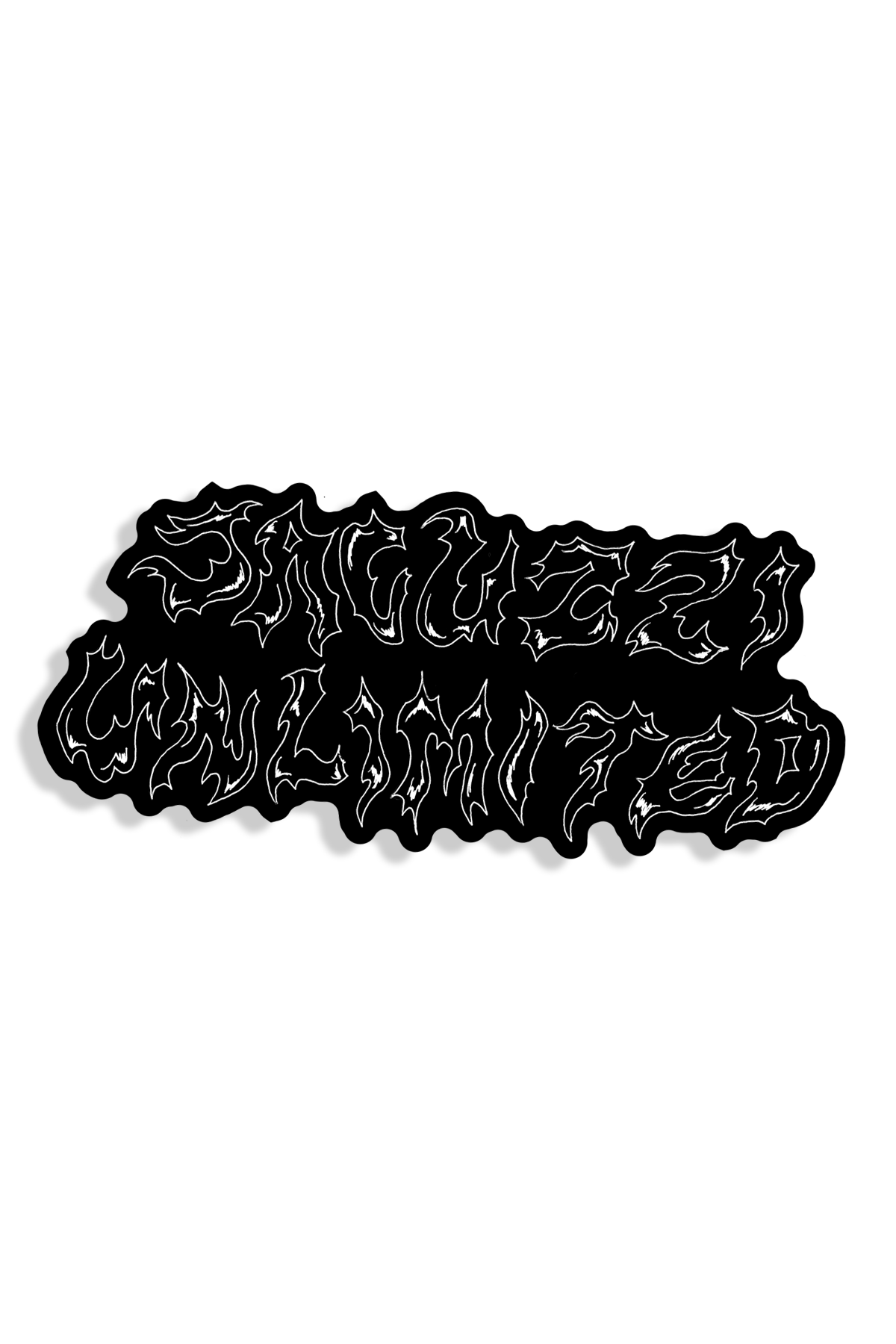 Ice Font Sticker 5 Pack