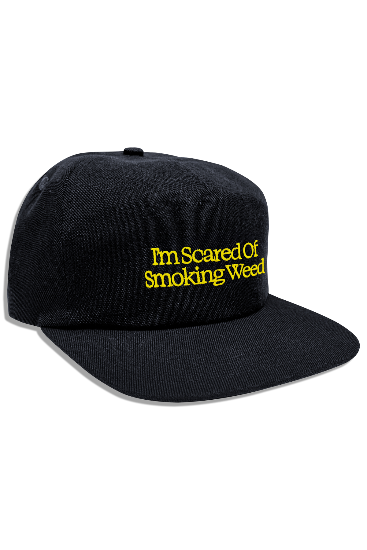 Scared Weed Hat Black