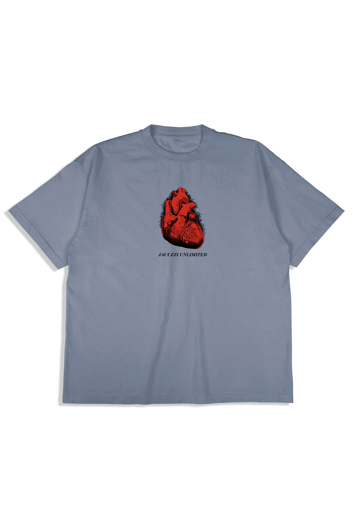 Heart Garment Dye Premium S/S Tee - Periwinkle