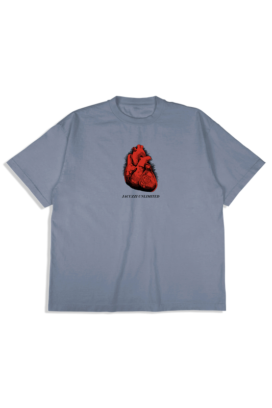 Heart Garment Dye Premium S/S Tee - Periwinkle