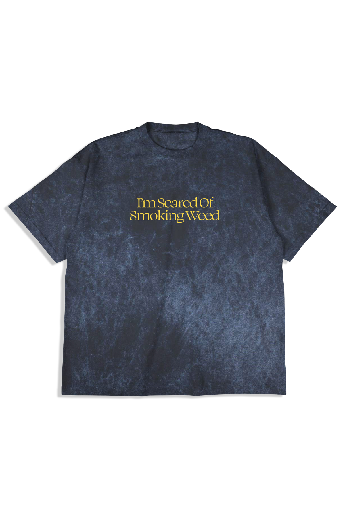 Scared Weed Mineral Wash Premium S/S Tee - Midnight