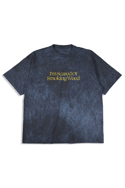 Scared Weed Mineral Wash Premium S/S Tee - Midnight