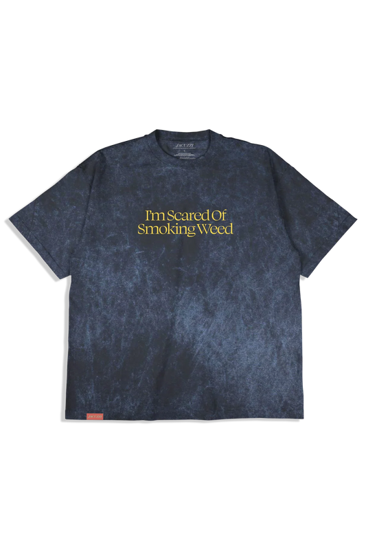 Scared Weed Mineral Wash Premium S/S Tee - Midnight