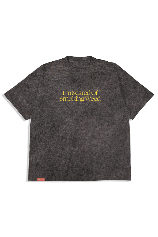 Scared Weed Mineral Wash Premium S/S Tee - Grey