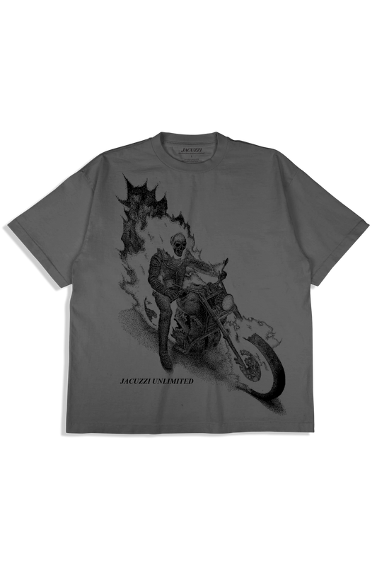 Hells on Wheels Garment Dye Premium S/S Tee - Pewter