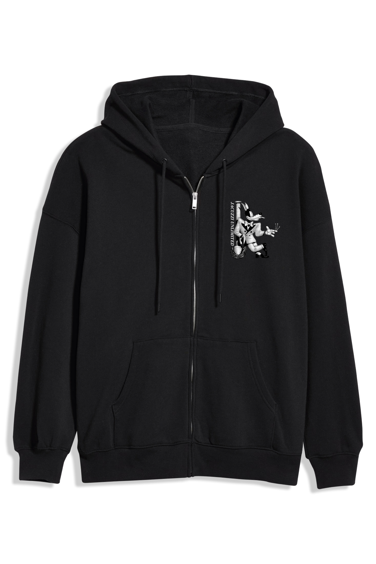 Smooth Criminal Heavyweight Zip Hoody - Black
