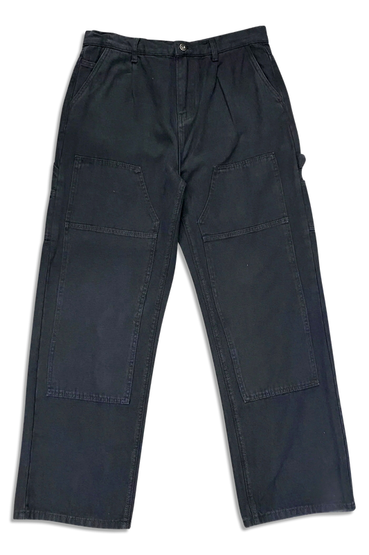 Double Knee Carpenter Pant - Black