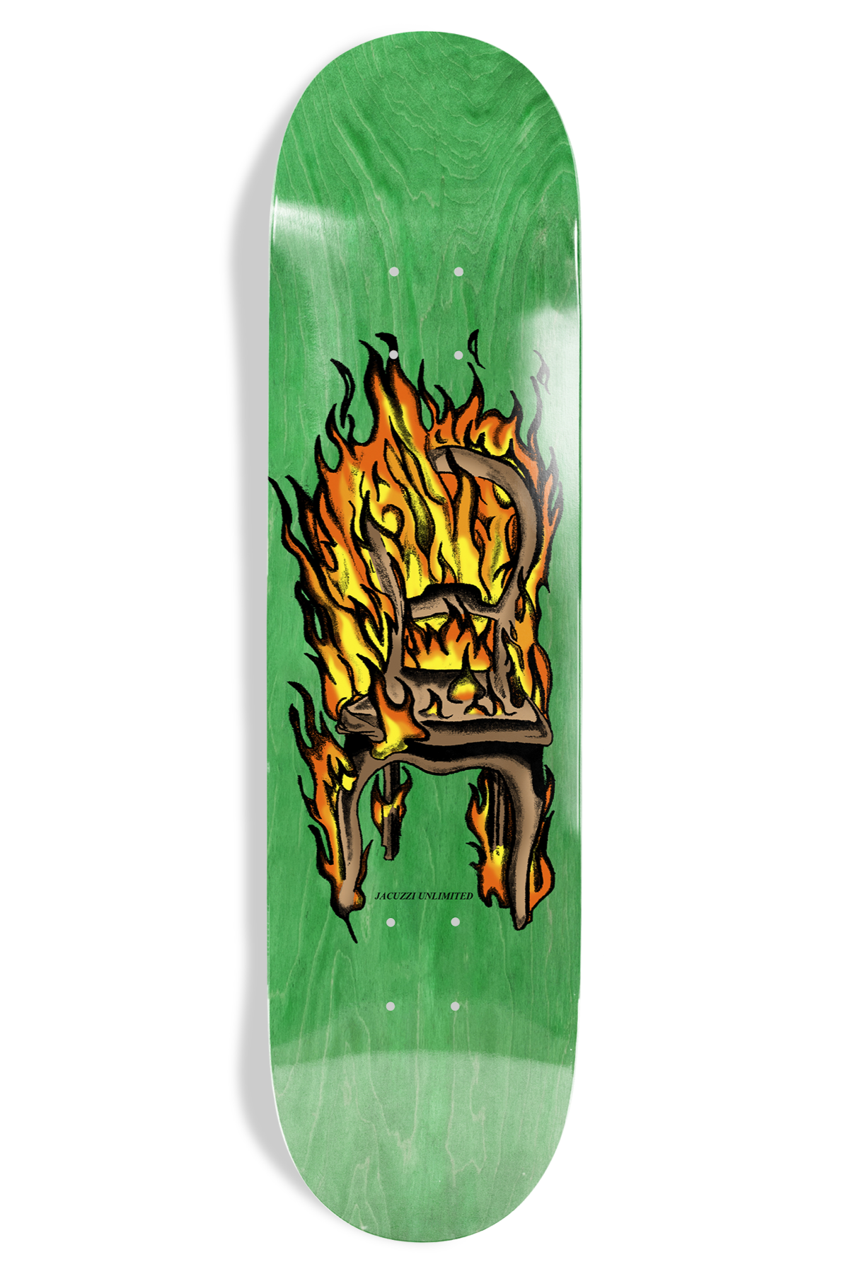 Chair on Fire Twin Tail art EX7 Deck - 8.25