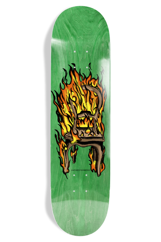 Chair on Fire Twin Tail art EX7 Deck - 8.25
