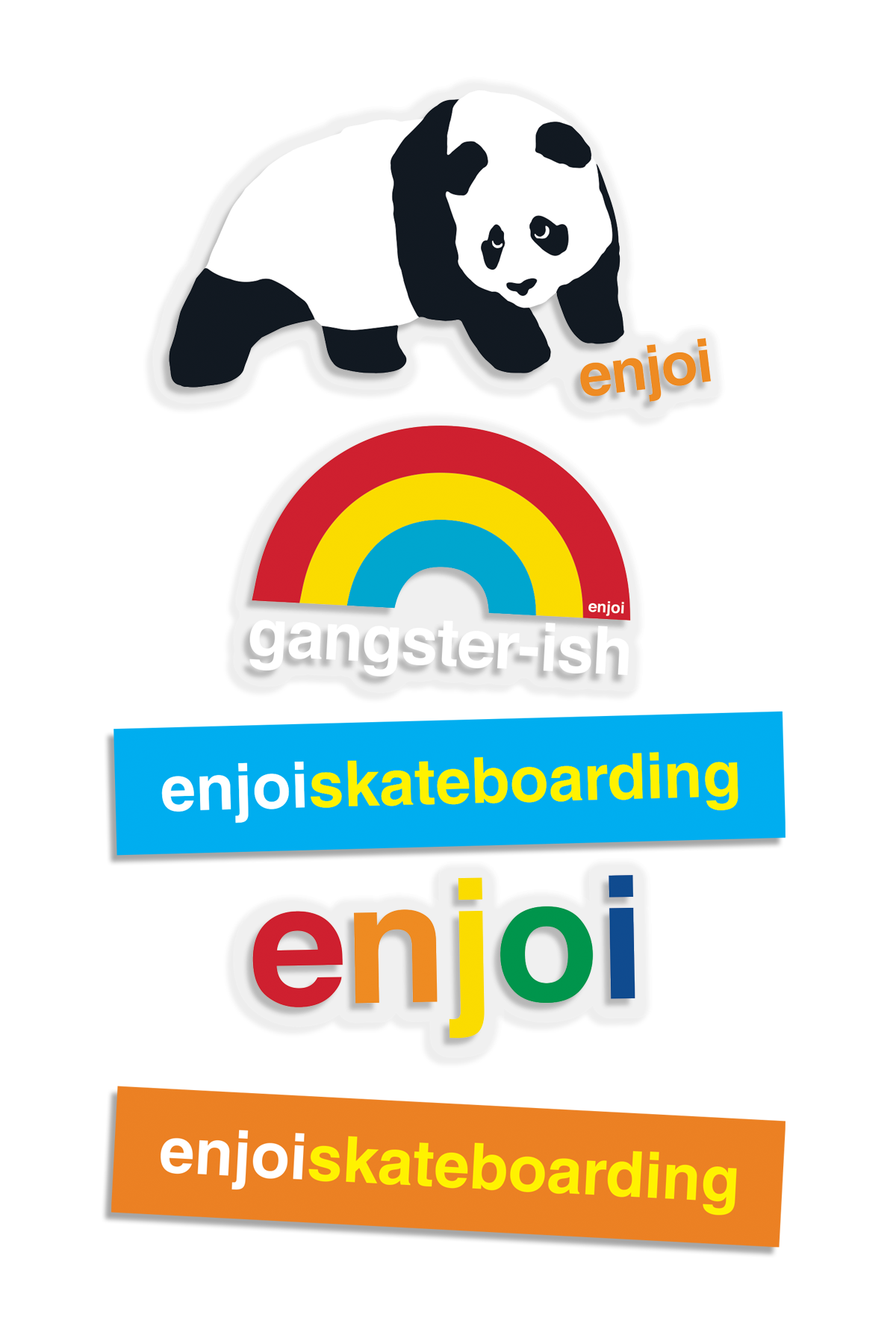 Enjoi Logo Assorted Sticker 5 Pack