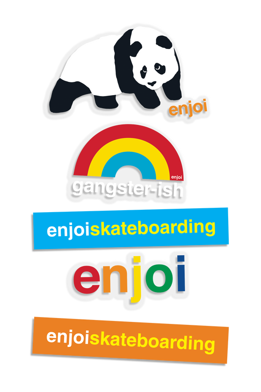 Enjoi Logo Assorted Sticker 5 Pack