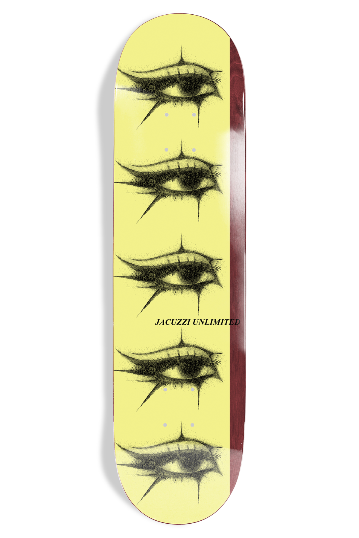 Jet Ski Eyes Popsicle Yellow/Burgundy 8.25
