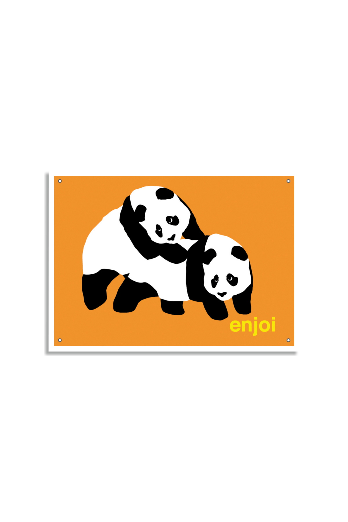 Piggy Back Panda Banner