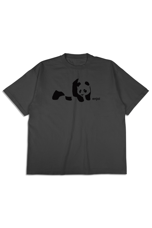 Whitey Panda Premium S/S Tee - Anthrocite