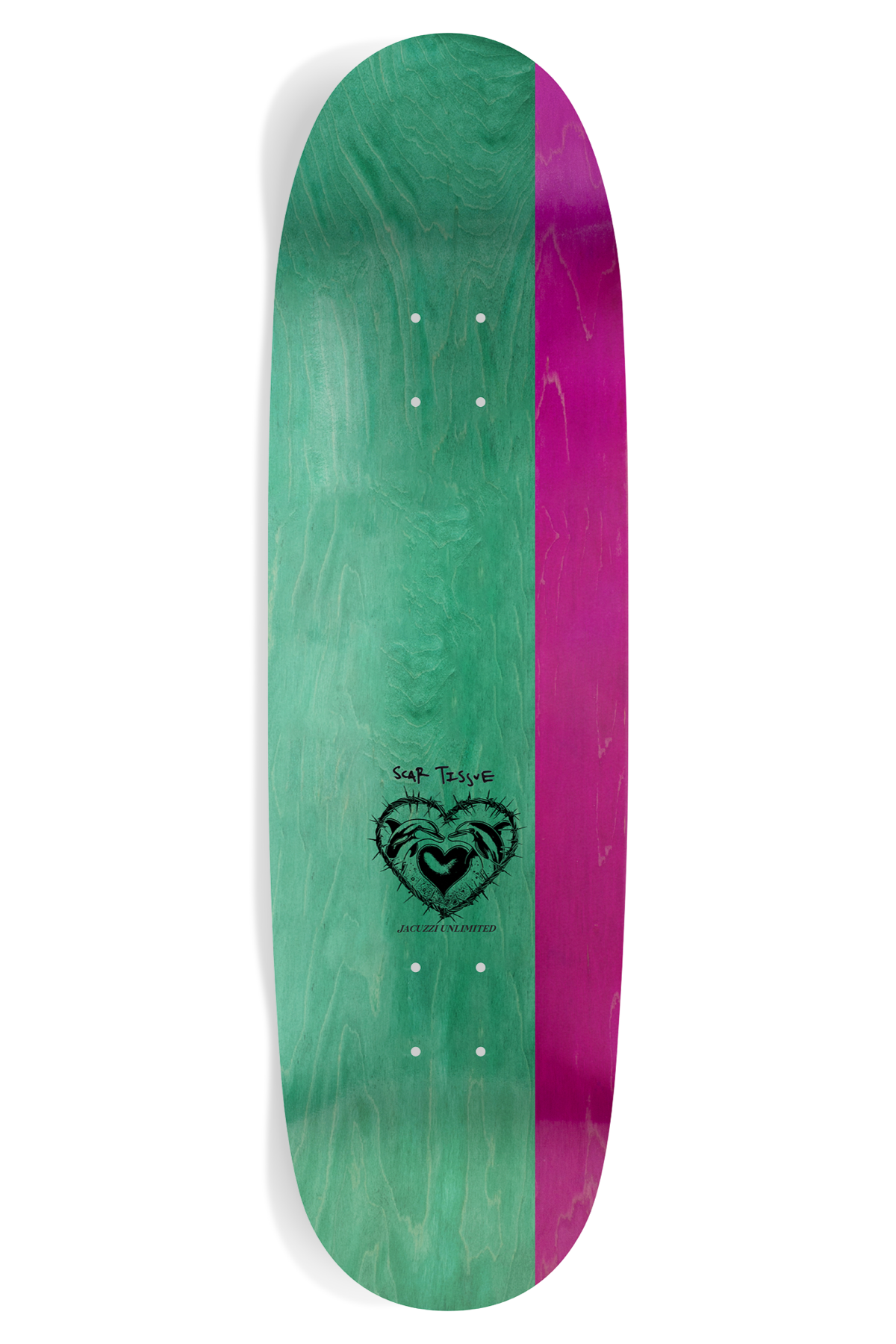 Dolphin Logo Shape Deck 8.75