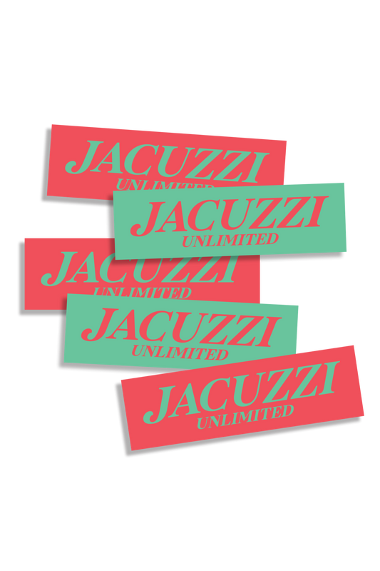 Jacuzzi Logo Sticker 5 Pack