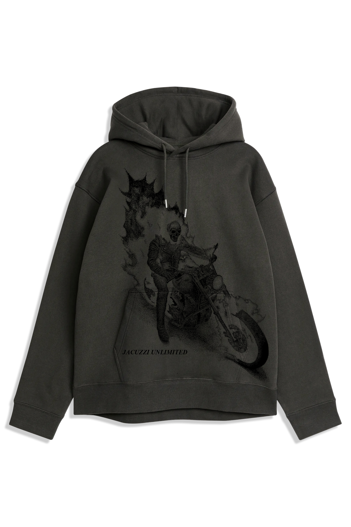 Hell On Wheels P/O Heavyweight Hoody - Ashphalt