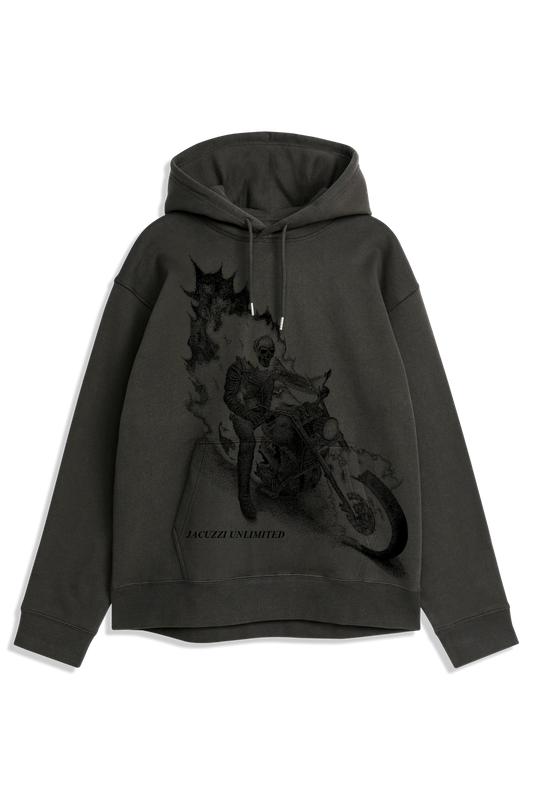 Hell On Wheels P/O Heavyweight Hoody - Ashphalt
