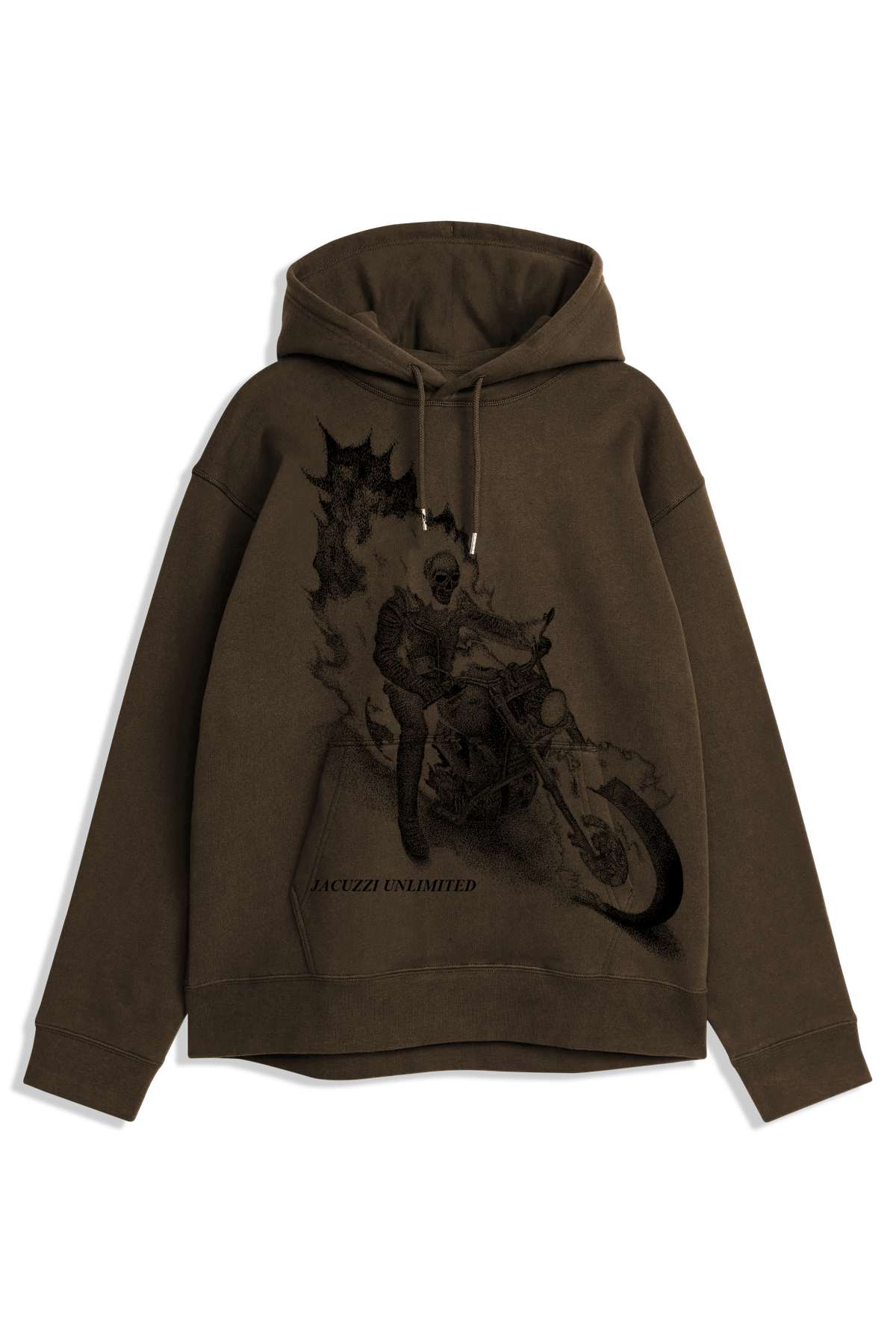 Hell On Wheels P/O Heavyweight Hoody - Brown